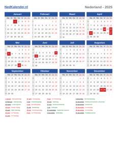 Kalender 2025
