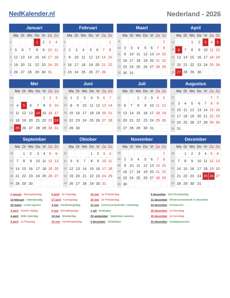 Kalender 2026